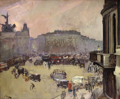 Zimní slunce, Hyde Park Corner od John Lavery