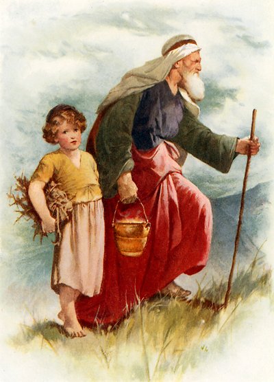 Abraham a Izák od John Lawson