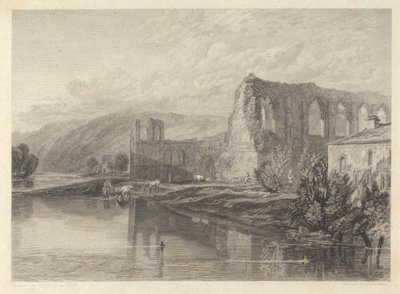 Opatství sv. Agathy, Easby od John Le Keux