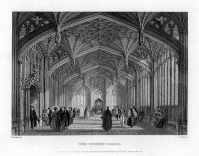 The Divinity School, Oxford, 1837. od John Le Keux