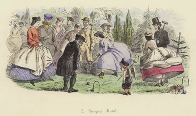 Kroketový zápas od John Leech