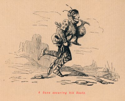 Dán zajišťující svou kořist, c1860, c1860 od John Leech