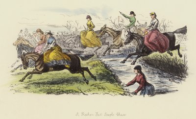 Poměrně rychlá honička na steeple od John Leech