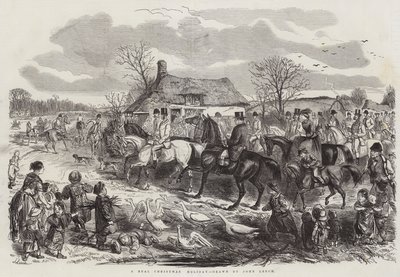 Skutečné vánoční svátky od John Leech