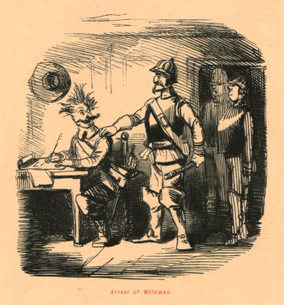 Zatčení Wildmana, 1897. od John Leech