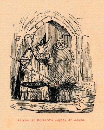 Příjezd Richards Legacy do Rouen, c1860, c1860 od John Leech