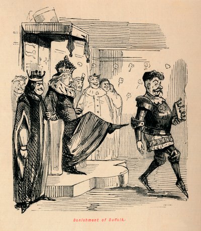 Vyhnání Suffolku, od John Leech