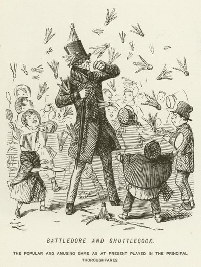 Battledore a Shuttlecock od John Leech
