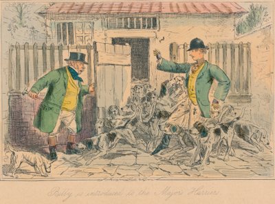Billy je představen k Majors Harriers, 1858 od John Leech