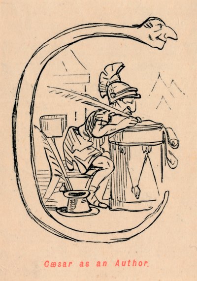 Caesar jako autor, 1852 od John Leech
