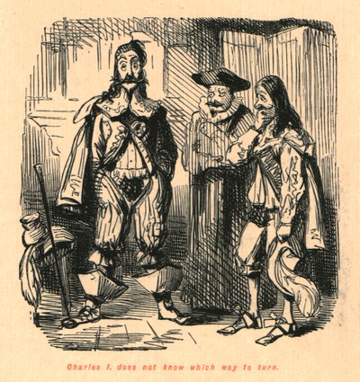 Karel I. neví, kudy se obrátit, 1897. od John Leech