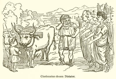 Cincinnatus zvolil diktátora od John Leech