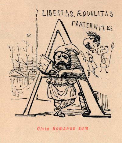 Jsem římský občan, 1852 od John Leech