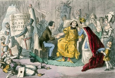 Edwardova paže v rukou jeho lékařských poradců od John Leech