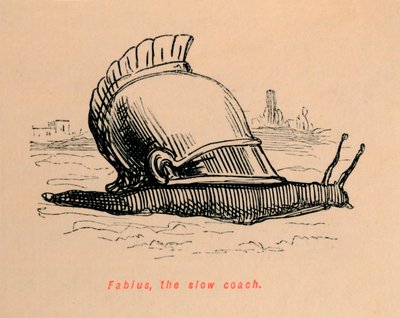 Fabius, pomalý trenér, 1852 od John Leech