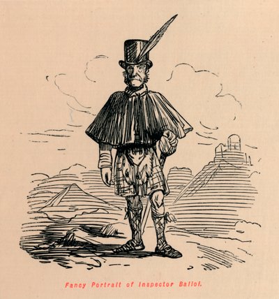 Efektní portrét inspektora Balioi, c1860, c1860 od John Leech