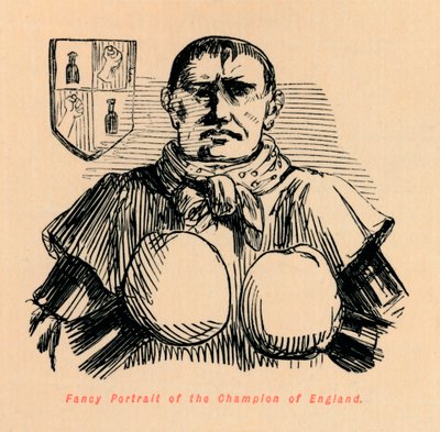 Efektní portrét šampiona Anglie, c1860, c1860 od John Leech