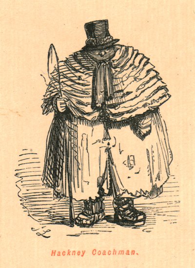 Hackney Coachman, 1897. od John Leech