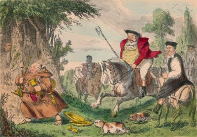 Lov mnichů Jindřicha VIII., 1850 od John Leech
