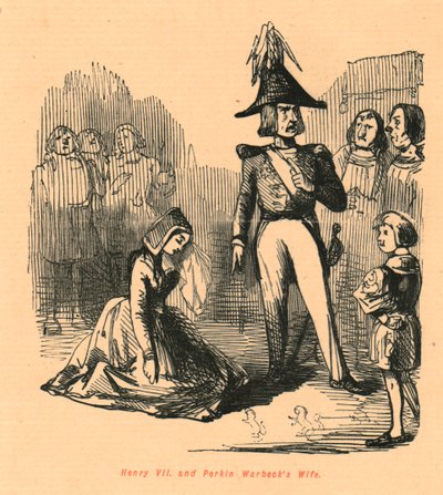 Jindřich VII. a manželka Perkin Warbecks, 1897. od John Leech