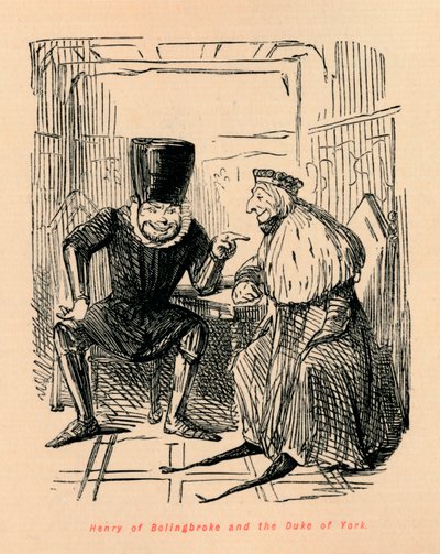 Jindřich z Bolingbroke a vévoda z Yorku, c1860, c1860 od John Leech