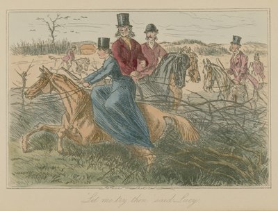 Nech mě to zkusit pak řekla Lucy od John Leech