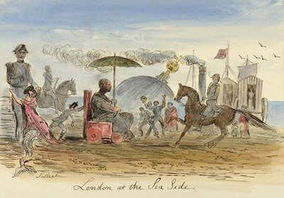 London at the Sea Side, pub.1844 od John Leech