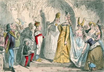 Sňatek Jindřicha VI. a Markéty z Anjou od John Leech