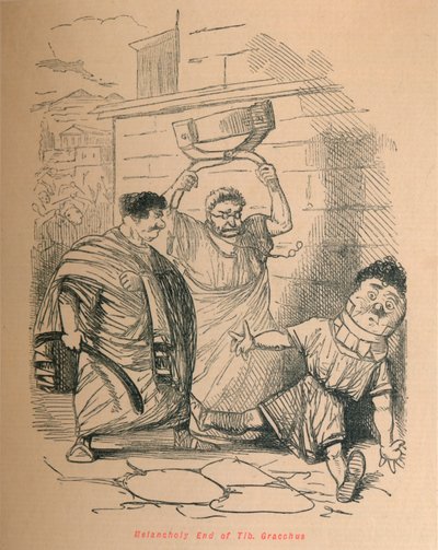 Melancholický konec Tib Gracchus, 1852 od John Leech