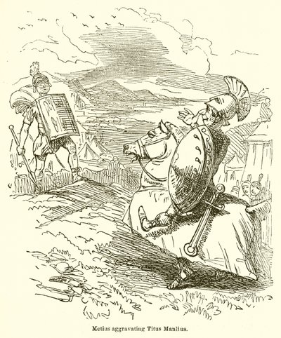 Metius Zhoršující Titus Manlius od John Leech