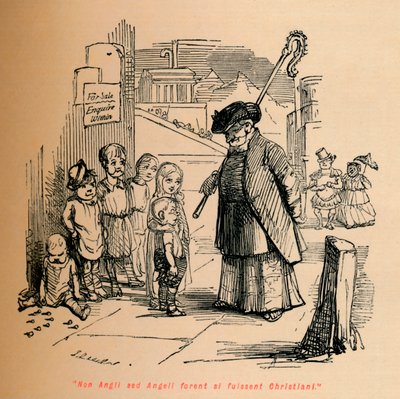 Nebyli by Angličané, ale byli by to andělé, kdyby byli křesťany, c1860, c1860 od John Leech