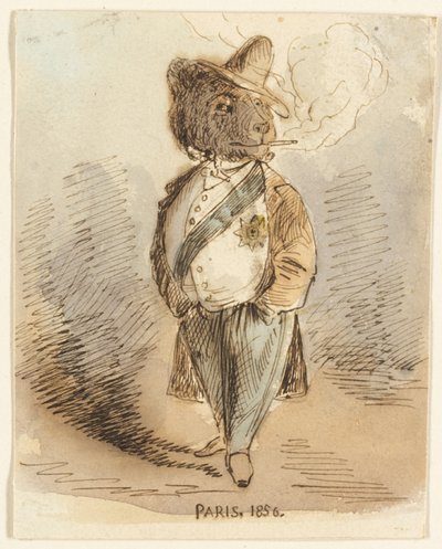 Paříž 1856 od John Leech