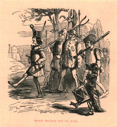 Perkin Warbeck a jeho armáda, 1897. od John Leech