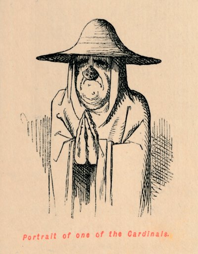 Portrét jednoho z kardinálů, c1860, c1860 od John Leech