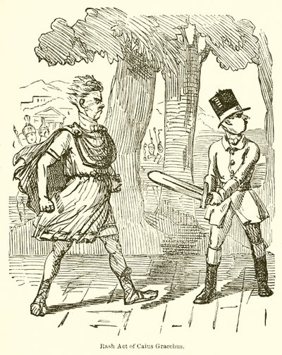 Rash Act of Caius Gracchus od John Leech