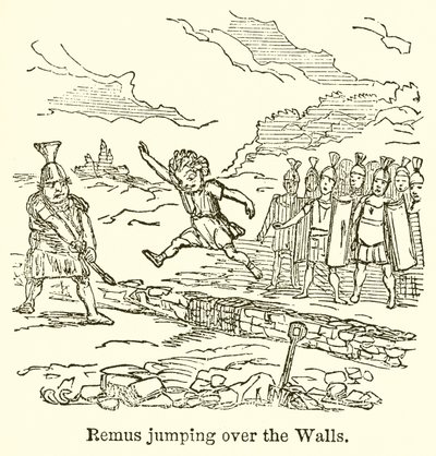 Remus Skákání přes zdi od John Leech