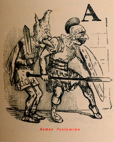 Román Pantomima, 1852 od John Leech