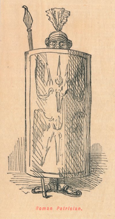 Římský patricij, 1852 od John Leech