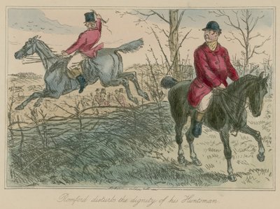 Romford narušuje důstojnost svého lovce od John Leech
