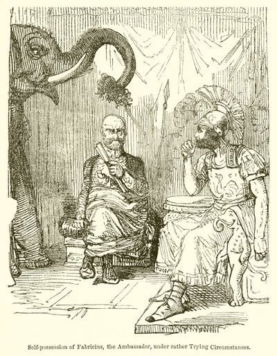 Sebeovládání Fabricia, velvyslance, za poněkud pokusných okolností od John Leech