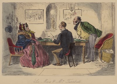 Sir Moses a paní Turnbull od John Leech
