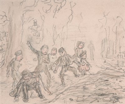 Sněhové koule od John Leech
