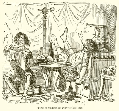 Terence čte svou hru Caeciliovi od John Leech