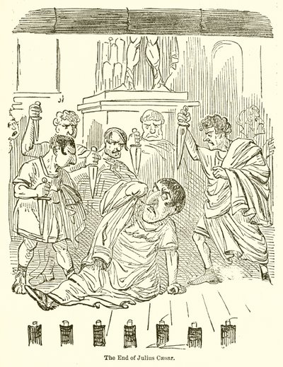 Konec Julia Caesara od John Leech