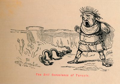 The Evil Conscience of Tarquin, 1852 od John Leech
