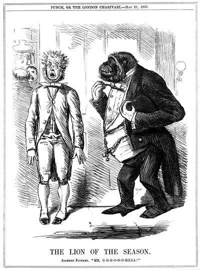 Lev sezóny, 1861 od John Leech