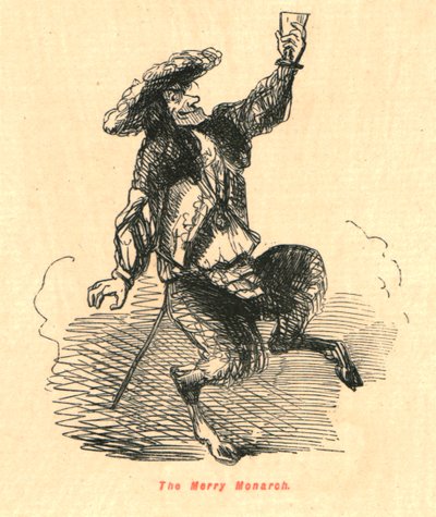 The Merry Monarch, 1897. od John Leech