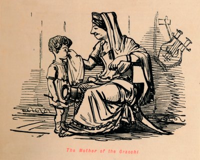 Matka Gracchi, 1852 od John Leech