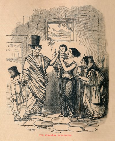 Plátno Tib Gracchus, 1852 od John Leech