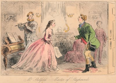 Pan Stotford - Master of Staghounds, 1865. Umělci: John Leech, Hablot Knight Browne. od John Leech and Hablot Knight Browne